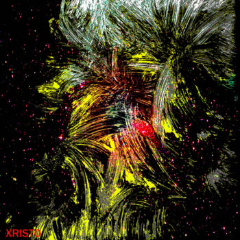 Digital Arts titled "Energies Cosmiques…" by Xristo, Original Artwork, Digital Painting