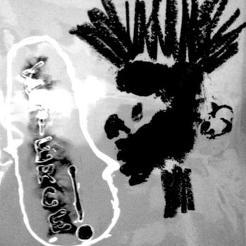 「Little Afro」というタイトルのデジタルアーツ Xtoferによって, オリジナルのアートワーク