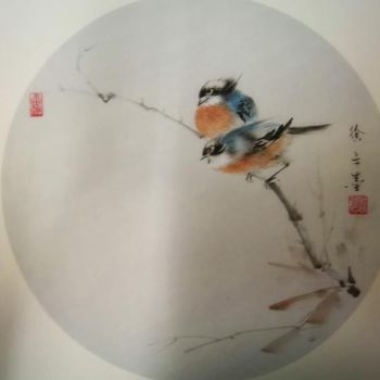 Peinture intitulée "徐平 工笔画 no8" par Ping Xu Xu Ping, Œuvre d'art originale, Aquarelle