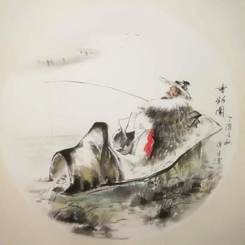 Painting titled "Xu Ping Chinese Pai…" by Ping Xu Xu Ping, Original Artwork, Ink