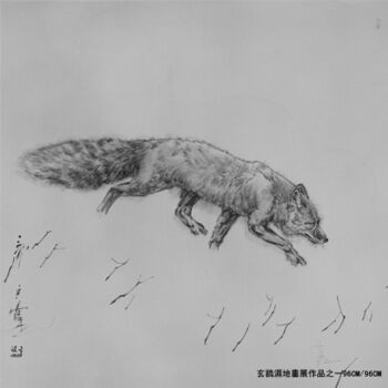 Peinture intitulée "玄鸖濕地作品之九" par Xuan He Sheng, Œuvre d'art originale