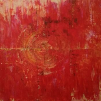 Painting titled "Ancrage" by Xuan Mai Ly, Original Artwork, Acrylic