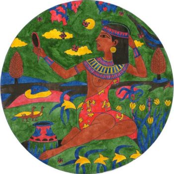 Painting titled "египтянка" by Maksim Ivanov, Original Artwork