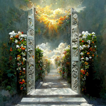 Digital Arts titled "Heavens gate" by Mossart, Original Artwork, 2D Digital Work