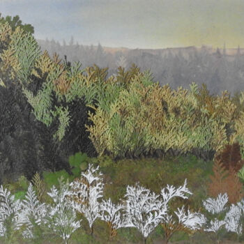 Malerei mit dem Titel "Uma manhã de invern…" von Y. Itogawa, Original-Kunstwerk