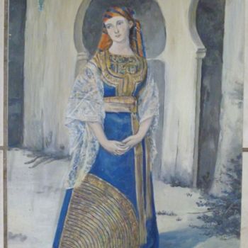 Malerei mit dem Titel "orientale" von Y.-P. J., Original-Kunstwerk, Öl
