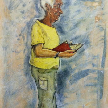 Painting titled "Vacance à Natanyah" by Yaacov Ye'Hezkel Corda, Original Artwork, Watercolor