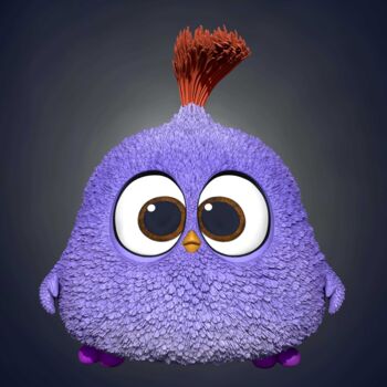 "Hatchlings purple b…" başlıklı Dijital Sanat Yacine Brinis tarafından, Orijinal sanat, 3D modelleme