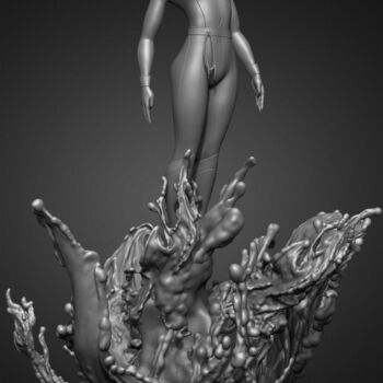 Digital Arts με τίτλο "Wonder Woman TV Sho…" από Yacine Brinis, Αυθεντικά έργα τέχνης, 3D Μοντελοποίηση