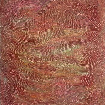 Malerei mit dem Titel "Eternity Waves IV" von Yael Salomon, Original-Kunstwerk, Acryl