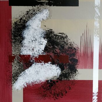 Pintura intitulada "KOÏ RED" por Yaëlle Perez, Obras de arte originais, Acrílico