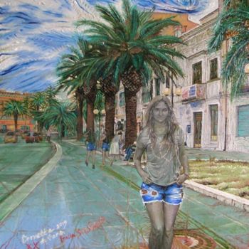 Картина под названием "San-Severo. Italia" - Андрей Гергележиу, Подлинное произведение искусства, Масло