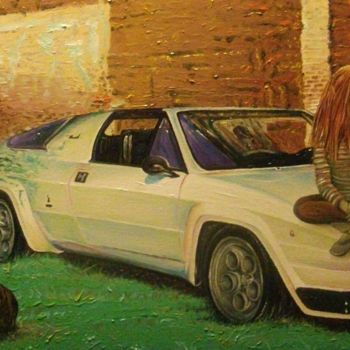 Картина под названием "Abandoned" - Андрей Гергележиу, Подлинное произведение искусства, Масло