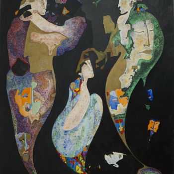 Malerei mit dem Titel "Dream" von Svitlana Yatsenko, Original-Kunstwerk, Aquarell
