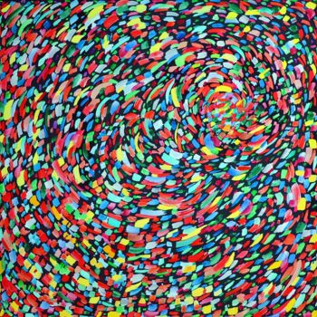 Ζωγραφική με τίτλο "The vortex" από Svitlana Yatsenko, Αυθεντικά έργα τέχνης, Ακουαρέλα
