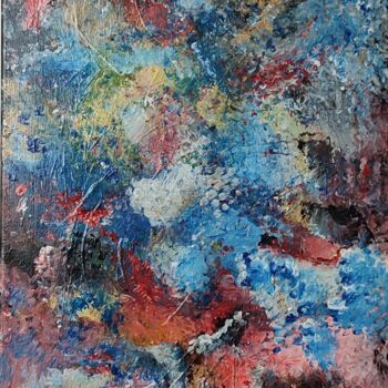 Painting titled "Abyss 2" by Yakout Habri, Original Artwork, Acrylic