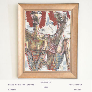 "Self-Love II" başlıklı Tablo Yakubu Kareem Signature Art Gallery tarafından, Orijinal sanat, Akrilik