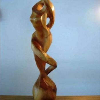 Скульптура под названием "Ева" - Георгий Триль, Подлинное произведение искусства, Дерево