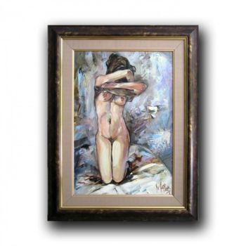 Peinture intitulée "Evening dresses Nude" par Gallery Yamelievi Yameliev, Œuvre d'art originale