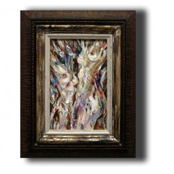 Peinture intitulée "Abstract Nude Dance" par Gallery Yamelievi Yameliev, Œuvre d'art originale