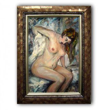 Ζωγραφική με τίτλο "Nude-Toilet" από Gallery Yamelievi Yameliev, Αυθεντικά έργα τέχνης