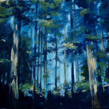 제목이 "Blue Forest"인 미술작품 Yan Vita로, 원작, 아크릴