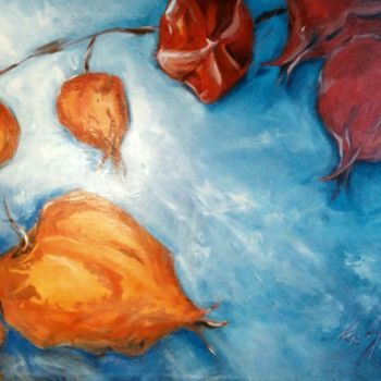 Pittura intitolato "Flowers 3" da Yana Sol, Opera d'arte originale, Olio