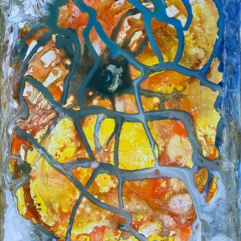 Painting titled "Eye of God" by Yana Melnik, Original Artwork, Acrylic