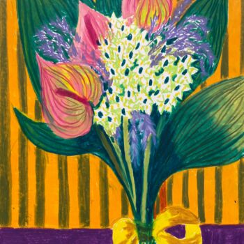 Drawing titled "Hommage to Matisse" by Yana Sviatkina, Original Artwork, Pastel
