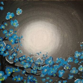 Painting titled "Breathe of spring" by Iana Koshman, Original Artwork, Acrylic