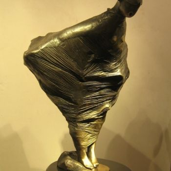 雕塑 标题为“《金色年华》铸铜” 由学军 杨, 原创艺术品