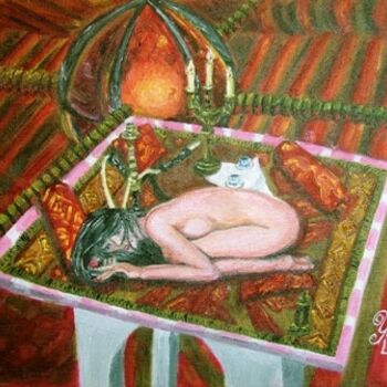 Картина под названием "East fairy tale" - Yanik Lasko, Подлинное произведение искусства, Масло