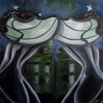Pintura titulada "Secrets of a night…" por Yanik Lasko, Obra de arte original, Oleo