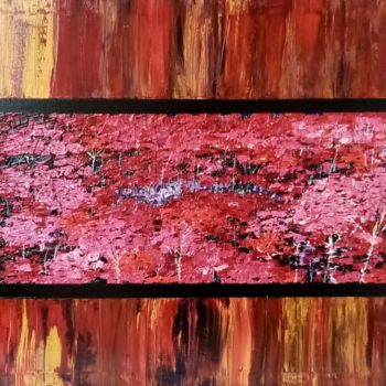 Painting titled "Forest" by Yann Guillerd, Original Artwork, Acrylic