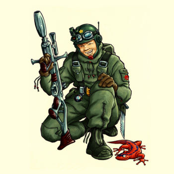 Drawing titled "Snipers.jpg" by Ya2n, Original Artwork, Digital Photography