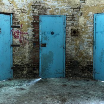 Fotografia intitulada "Prison 15H #36" por Yannick Vandermolen, Obras de arte originais