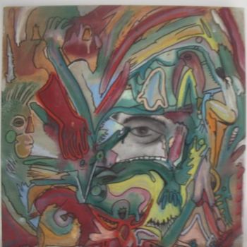 Malerei mit dem Titel "gris oeil" von Yanosky, Original-Kunstwerk
