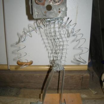 Sculpture intitulée "robot1" par Yanosky, Œuvre d'art originale