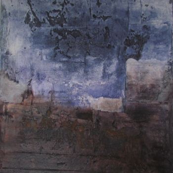 Peinture intitulée "Terre et Ciel" par Yarka Gumy, Œuvre d'art originale, Encre