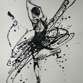 绘画 标题为“Ballerina №018” 由Yaroslav Teslenko, 原创艺术品, 丙烯