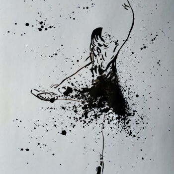 Pittura intitolato "Ballerina №038" da Yaroslav Teslenko, Opera d'arte originale, Acrilico