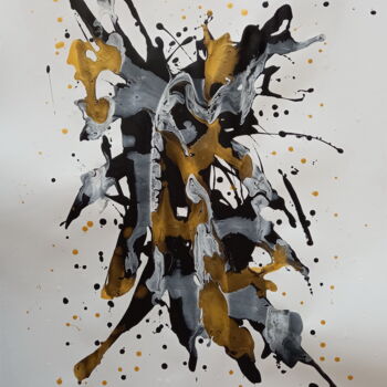 Malerei mit dem Titel "Abstract #0119" von Yaroslav Teslenko, Original-Kunstwerk, Acryl