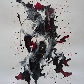 Картина под названием "Abstract #0121" - Yaroslav Teslenko, Подлинное произведение искусства, Акрил