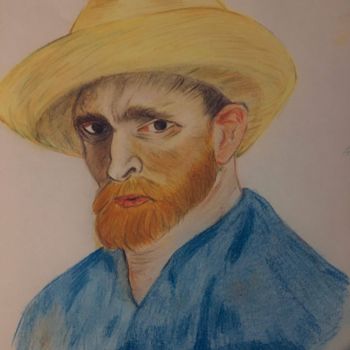 Schilderij getiteld "Van Gogh" door Y.B, Origineel Kunstwerk, Gelpen