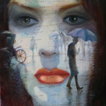 Malerei mit dem Titel "We never met" von Yaseneva Svetlana, Original-Kunstwerk, Öl
