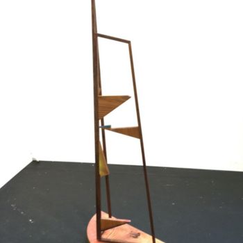 Sculpture titled "PARAVENT" by Yasmin Alt, Original Artwork, Wood