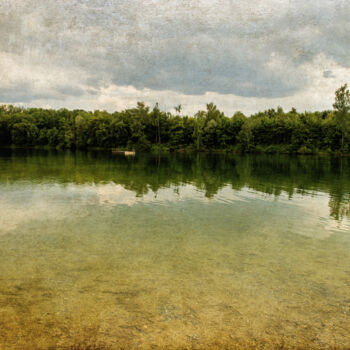 Photographie intitulée "Lake time" par Yasmina Baggili, Œuvre d'art originale, Photographie numérique