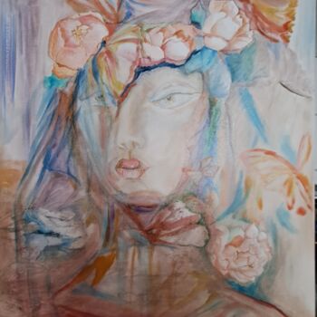 Peinture intitulée "Féerique" par Yasmina Naessens, Œuvre d'art originale, Huile