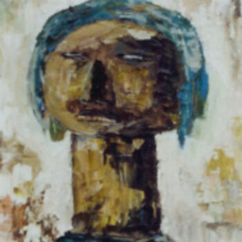Painting titled "SI SONGEUSE" by Yasmine Bloch, Original Artwork, Oil