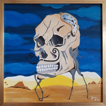 Malerei mit dem Titel "Dalí inspired" von Yasmin Wouters, Original-Kunstwerk, Acryl